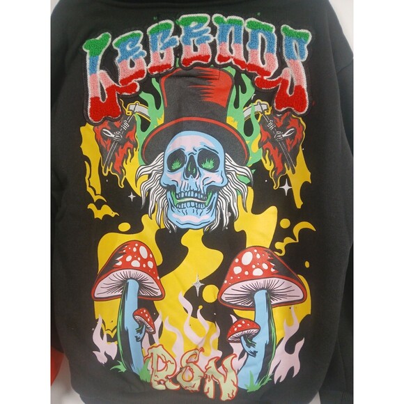 Kids Small Reason "True To This" Back Print Hoodie NWT Streetwear Trippy Graphic - Picture 9 of 16